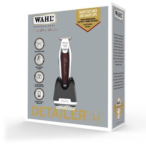Packaging for the Wahl Cordless Detailer Li