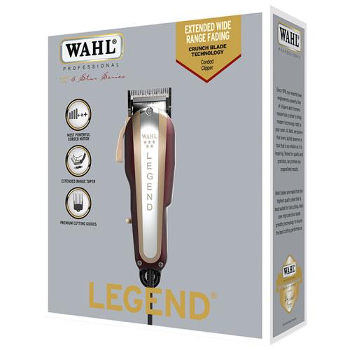 Packaging for the Wahl Legend hair clipper
