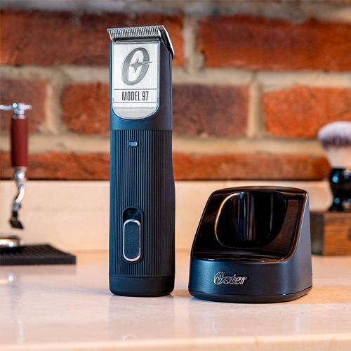 The Oster Cordless Model 97 looks great in any barber shop.