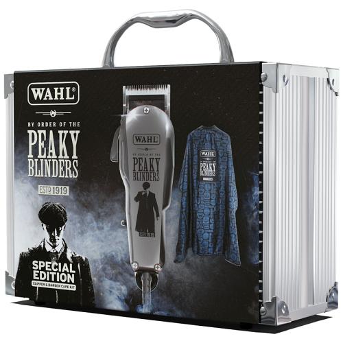 The Wahl Peaky Blinders Kit comes packaged in a hard carry case.
