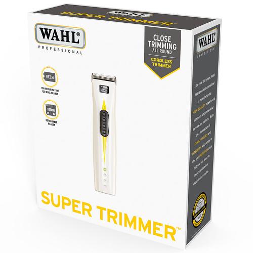 Packaging for the Wahl Super Trimmer
