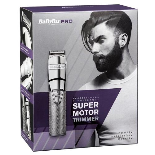 Packaging for the BaByliss Pro Super Motor Trimmer