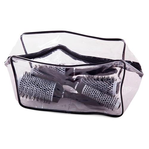 The CoolBlades Stylist's Brush Set is supplied in a clear PVC bag for storage and portability.
