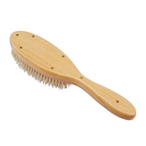 The Kent Handmade Satinwood Oval Domed Head Brush has a beautiful satinwood body.