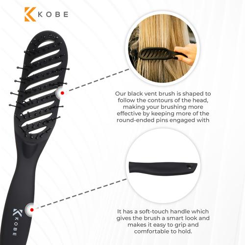Kobe soft touch vent brush infographic