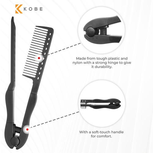 Coolblades Comb Straightening infographic
