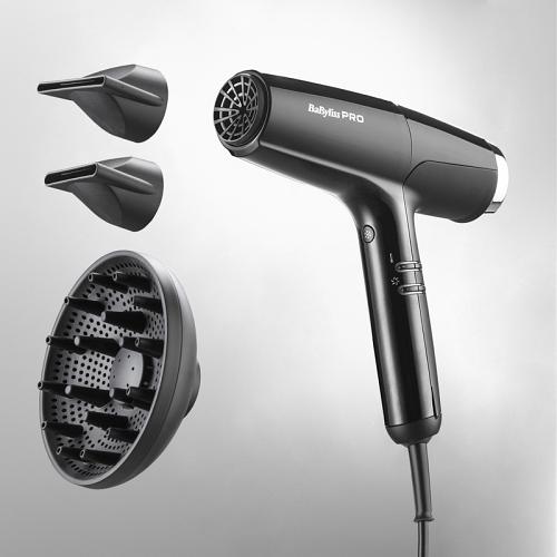 Babyliss Pro Falco Hair Dryer Black With Attachments