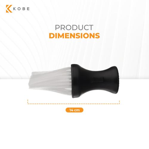 The Kobe Talc Neck Brush Dimensions