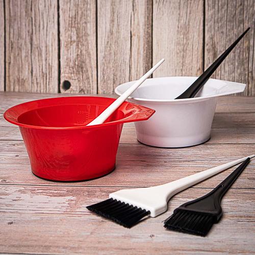 CoolBlades Standard Spoutless Non-Slip Tint Bowls In Use