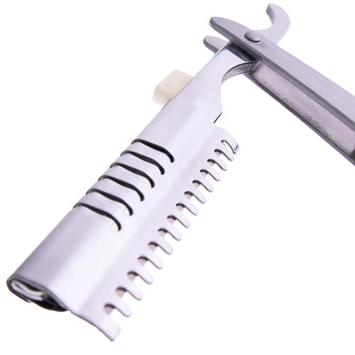 CoolBlades Folding Razor With Feather Guard