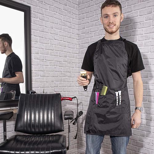 CoolBlades Hairdressing Tint Apron In The Salon