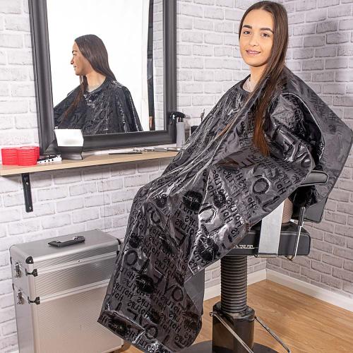 Kobe Hot Lips Hairdressing Gown In Use