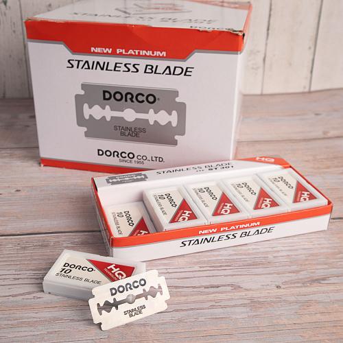 Dorco Double-Edged Razor Blades In Use