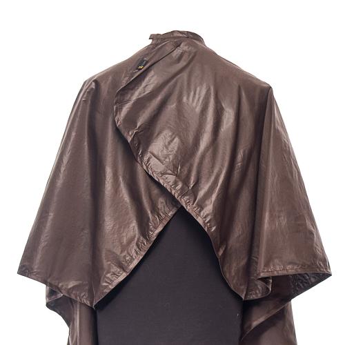Kobe Deluxe Brown Cutting Cape From The Back