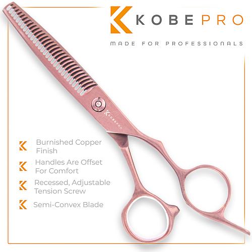 Kobe Kopper Thinning Scissors Features