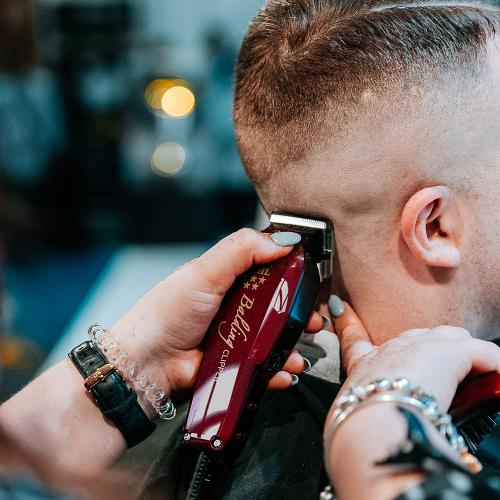 Wahl 5 Star Balding Clipper being used to cut hair