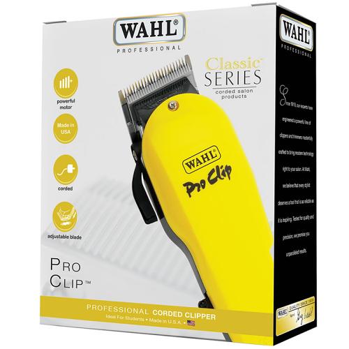 Packaging for the standard edition of the Wahl Pro Clip.