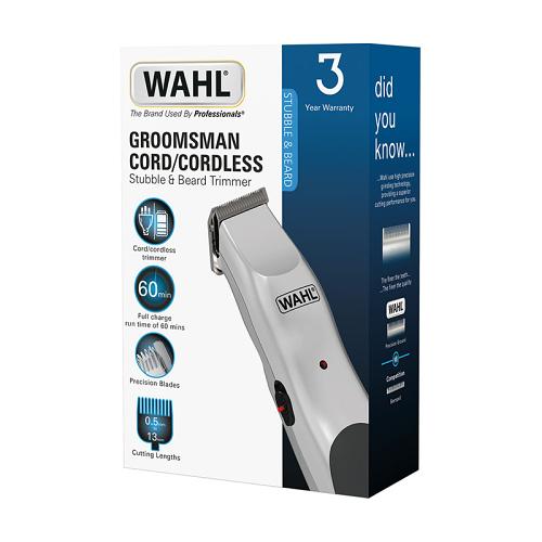 Packaging for the Wahl Groomsman Mains Rechargeable