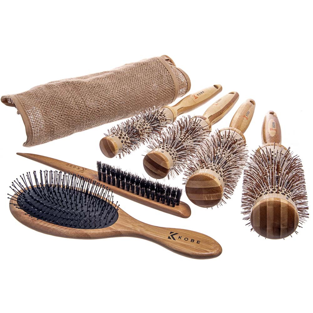 Kobe Bamboo Brush Set - CoolBlades Professional Hair & Beauty Supplies &  Salon Equipment Wholesalers