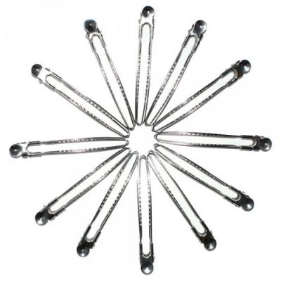 Hair Tools Silver Control Clips (x12)