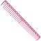 YS Park 332 Japanese Round Tooth Cutting Comb (185 mm): Pink
