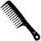Pro-Tip Extra Large Wide Toothed Shampoo Rake (245 mm): Black