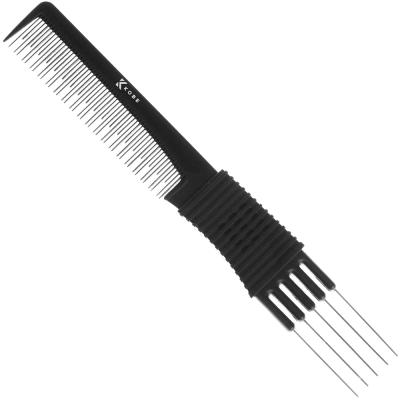 Kobe Carbon Metal Prong Comb
