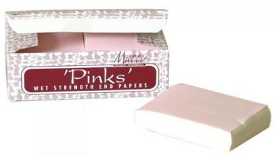 Matty "Pinks" Wet Strength End Papers