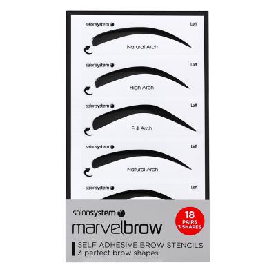 Salon System Marvelbrow Self Adhesive Brow Stencils