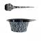 CoolBlades Wild Non-Slip Tint Bowls: Zebra + matching tint brush