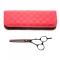 Red quilted scissor case comes FREE with the Haito Akuma Thinner