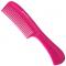 Denman Precision DPC6 Rake Comb: Pink
