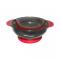Hair Tools Suction Tint Bowl: Black / Red