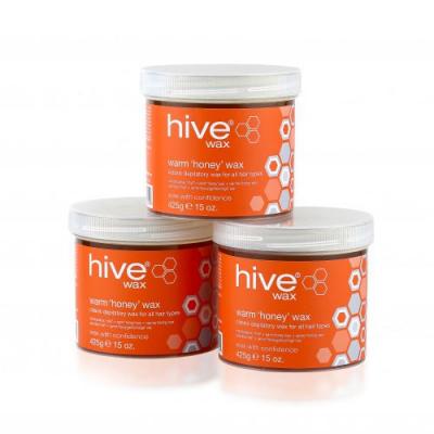 Hive Warm 'Honey' Wax 3 for 2 Pack