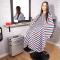 Kobe Barber Pole Hairdressing Gown In The Salon