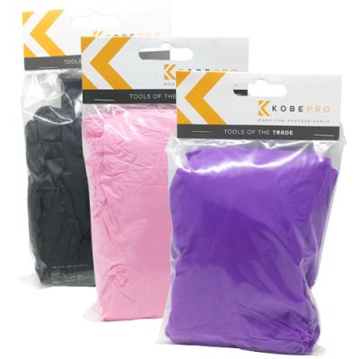 Kobe Powder-Free Nitrile Gloves - Black, Pink or Purple (x20)