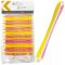 Kobe Bi-Coloured Perm Rods: 8 mm - Pink/Yellow