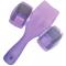 The bowls of the Prisma Balayage Paddle & Bowl Set clip securely to either side of the paddle.