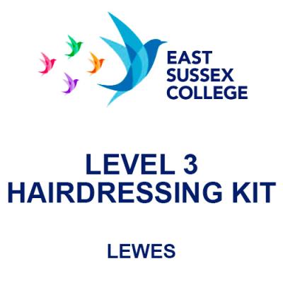 East Sussex College Lewes Level 3 Hairdressing Kit 2023/24