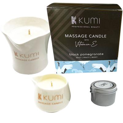 Kumi Black Pomegranate Massage Candle