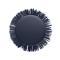 The Kent Salon Ceramic Radial Brushes have nylon bristles evenly space around their black ceramic barrels.