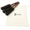 Kobe Smooth & Shine Wooden Brushes: Set of 3 in bag