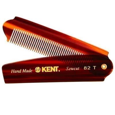 Kent 82T Handmade Folding Pocket Comb (190 mm)