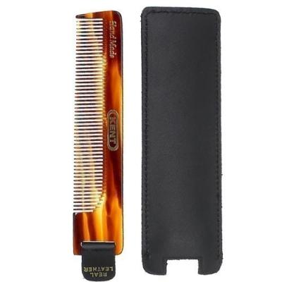 Kent NU22 Case Handmade Pocket Comb with Case (112 mm)