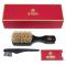 The Kent Handmade Ebony Club-Style Brush comes in a luxury gift box with a hair brush cleaner.