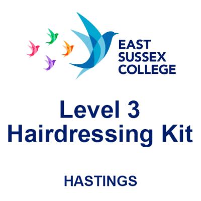 East Sussex College Hastings Level 3 Hairdressing Kit 2023/24
