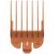 Wahl Coloured Combs - All Sizes ½–10 (1.5–32 mm): No. 4, 13 mm (1/2") - Golden Orange