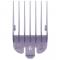 Wahl Coloured Combs - All Sizes ½–10 (1.5–32 mm): No. 6, 19 mm (3/4") - Lavender