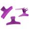 Hair Tools/Head Jog Butterfly Clamps (x12): Purple - Large x12