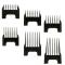 Wahl Bellina, ChromStyle, Motion, Beretto Clipper Combs: Set of 6 (#1-4, #6 & #8)